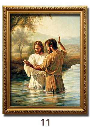 Jesus Portrait Immanuel Lord Christian Decorative Painting - Wnkrs