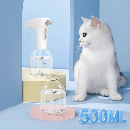 Distributeur automatique de savon et de shampoing pour animaux de compagnie