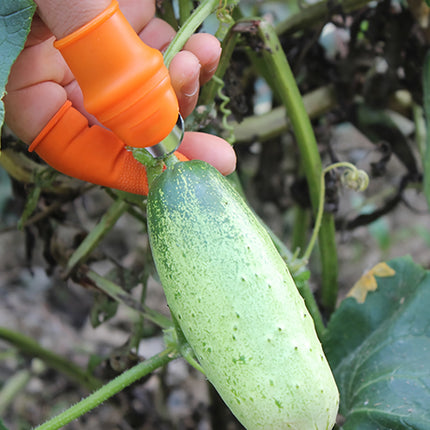 Protector de dedos de silicona para cuchillos de pulgar para cosechar y hacer jardinería