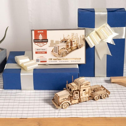 3D Wooden Puzzle Model Kit - Heavy Truck - Wnkrs