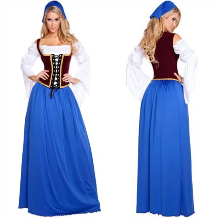 European Size Halloween Costume German Beer Festival Costume Bavarian National Performance Costume