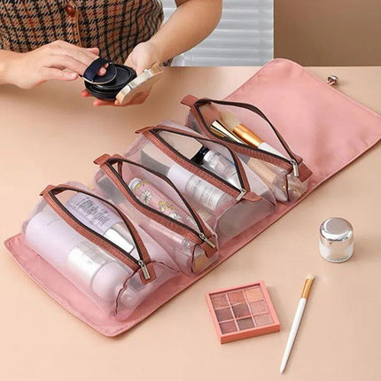 4-Piece Detachable Travel Makeup Bag Set - Wnkrs