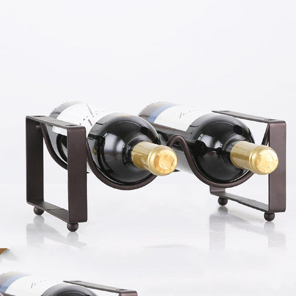 Stackable Wine Bracket Ornaments Wine Bottle Rack Wine Cabinet Wine Display Shelf Fashion - Wnkrs