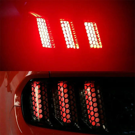 Universal Honeycomb Tail Light Vinyl Decals - Wnkrs