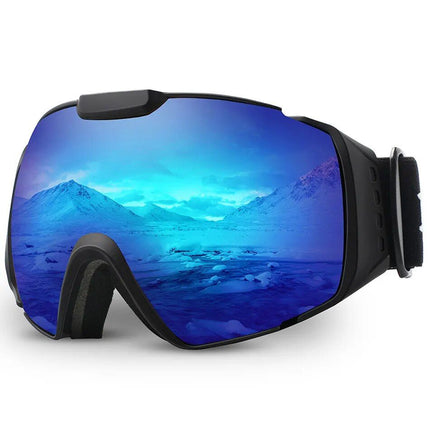 Multi-Purpose OTG Ski Goggles with Anti-Fog, UV Protection & Helmet Compatibility - Wnkrs