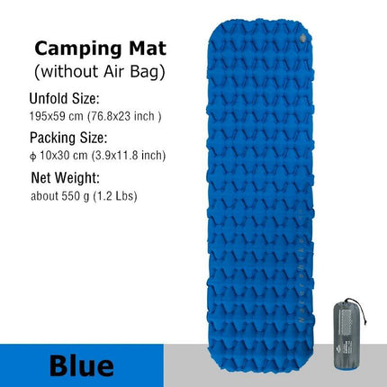 Camping Mat Ultralight Sleeping Pad - Wnkrs