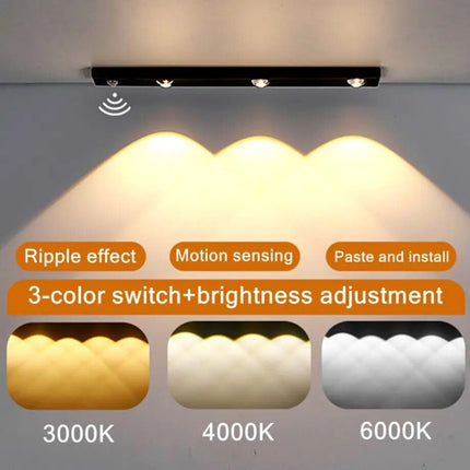 Éclairage LED multicolore sous armoire