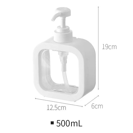 Botella dispensadora de jabón rellenable