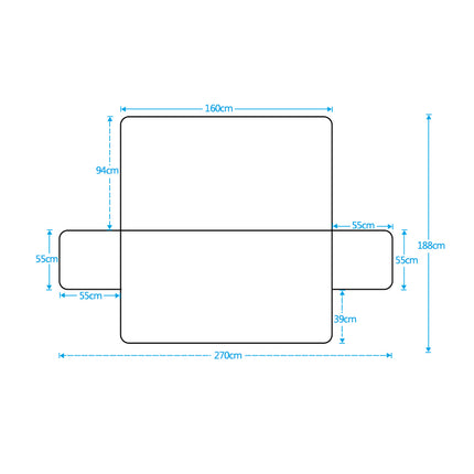 Manta protectora para sofá de 3 plazas para perros