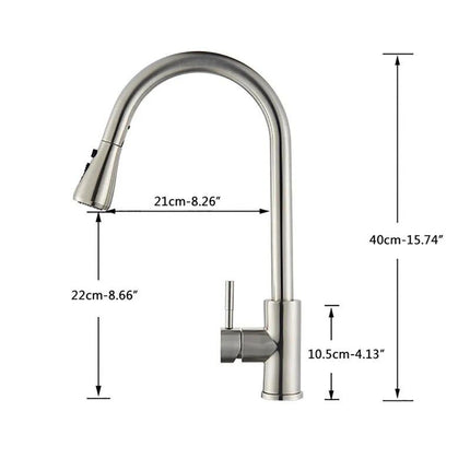 Kitchen Faucet with Pull-Out Sprayer - Wnkrs