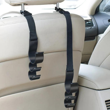 Universal Adjustable Car Seat Storage Hooks - Heavy Duty Organizer Hangers - Wnkrs