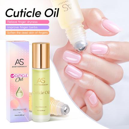 Coffret de soins pour ongles avec stylo à huile pour cuticules de 10 ml - 8 parfums pour des ongles doux et nourris