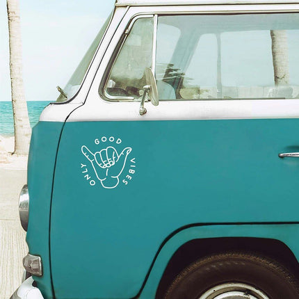 Good Vibes Van & Caravan Vinyl Decals - Wnkrs