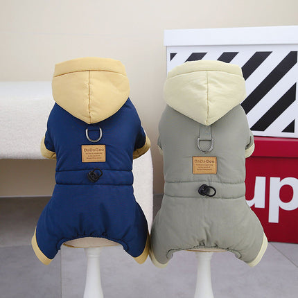 Mono impermeable con capucha para mascotas