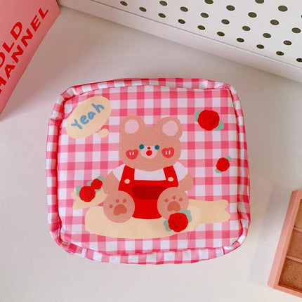 Korean Cartoon Bear Sanitary Napkin Organizer - Wnkrs