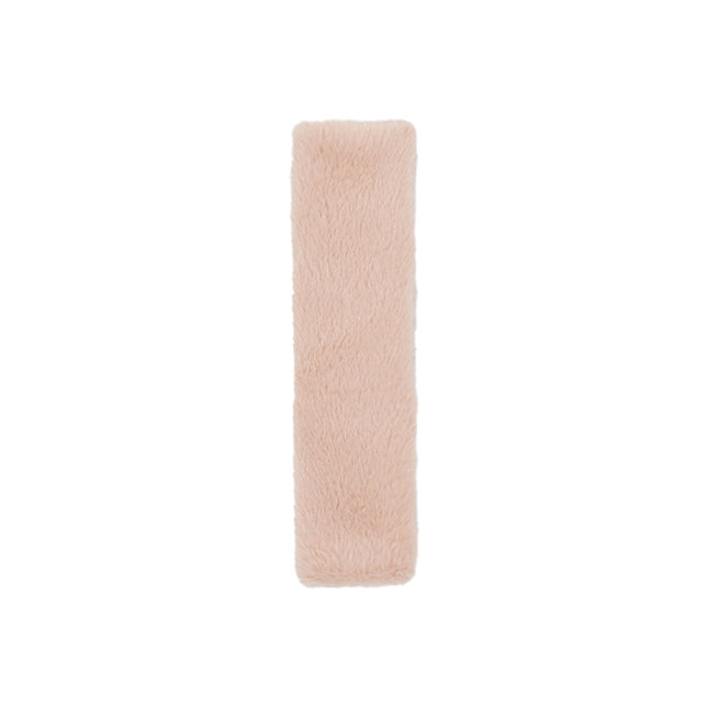 Housse de protection en peluche pour ceinture de sécurité de voiture - Housse de protection confortable en fausse fourrure de lapin