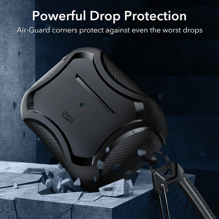 AirPods Pro 2 Case with HaloLock: Armor Tough Protective Case with Keychain - Wnkrs