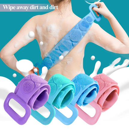 Brosse exfoliante pour le dos et le corps en silicone