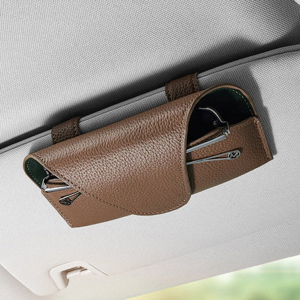 Multi-Function Car Sun Visor Glasses Storage Case - Wnkrs