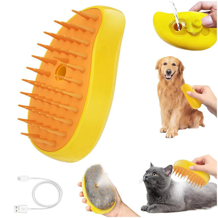 Brosse à vapeur 3 en 1 pour animaux de compagnie