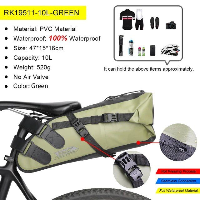 Waterproof Bike Saddle Bag - Wnkrs