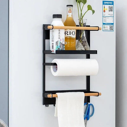 Magnet Fridge Shelf Magnetic Paper Towel Holder - Wnkrs