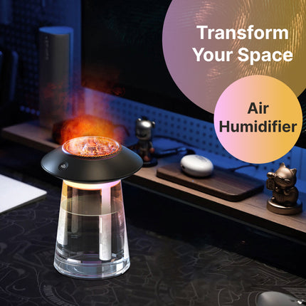 Humidificador de aire con forma de medusa recargable por USB