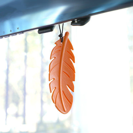 Scented Orange Feather Charm - Wnkrs