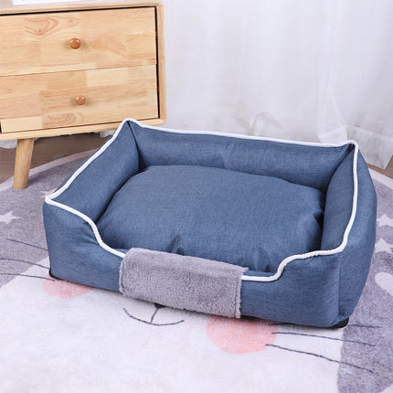 Fluffy Washable Dog Bed - Cozy Cushion for Small to Medium Dogs and Cats