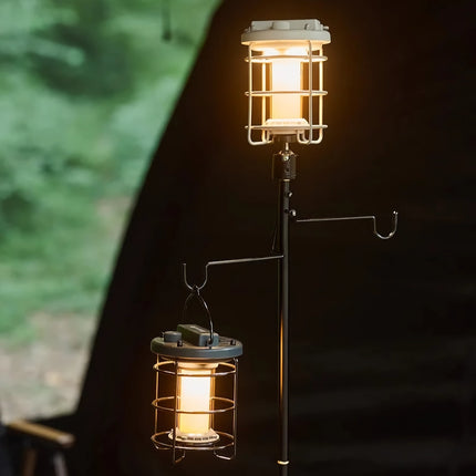 Portable LED Camping Lantern: Waterproof & Rechargeable