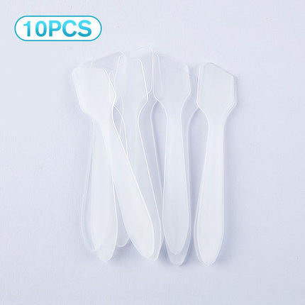 Lot de 10 mini spatules cosmétiques pour crèmes pour le visage et masques de maquillage