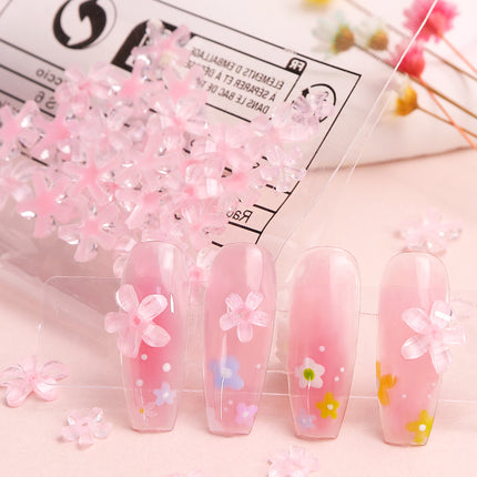 Charms pour nail art en forme de fleur 3D