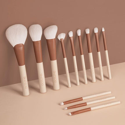 Ensemble de 12 pinceaux de maquillage professionnels