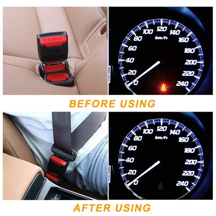 2-Pack Seat Belt Extender - Car Safety Belt Buckle Extension Clip - Wnkrs