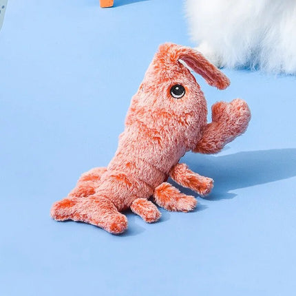 Jouet interactif électrique pour chat en forme de homard – Un divertissement amusant pour les animaux et les enfants