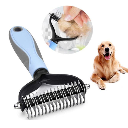 Outil de toilettage pour animaux de compagnie de qualité supérieure – Brosse de toilettage pour chiens et chats en acier inoxydable