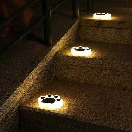 Solar Bear Paw LED Ground Lights - Wnkrs