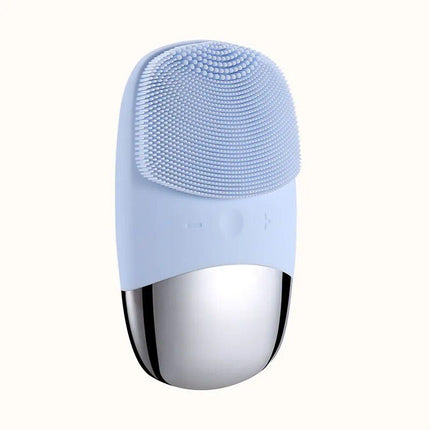 3-in-1 Electric Silicone Facial Cleansing Brush: Deep Pore Cleaning & Massaging - Wnkrs