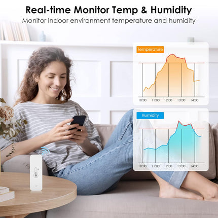 Sensor de temperatura y humedad inteligente por WiFi