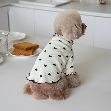 Embroidered Bear Waffle Vest for Pets