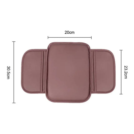 Coussin d'accoudoir de voiture universel avec rangement latéral - Confortable et durable