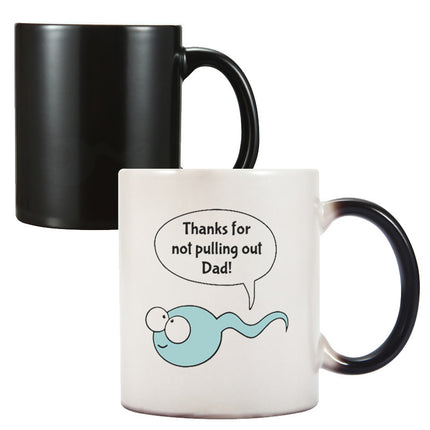 Father's Day Ceramic Coffee Mug Temperature Sensitive Discoloration - Wnkrs