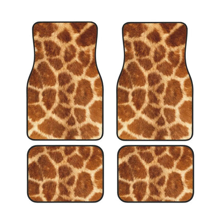 Giraffe Print Universal Car Floor Mats - Wnkrs