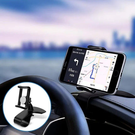 360° Rotatable Dashboard Car Phone Holder - Universal Fit for Smartphones - Wnkrs