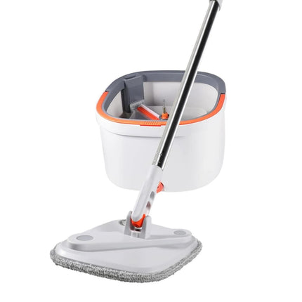 Effortless 360° Microfiber Mop with Water-Separation Bucket – No-Handwash Floor Cleaner - Wnkrs