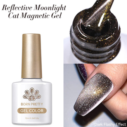 Vernis à ongles gel magnétique réfléchissant Moonlight Cat 10 ml