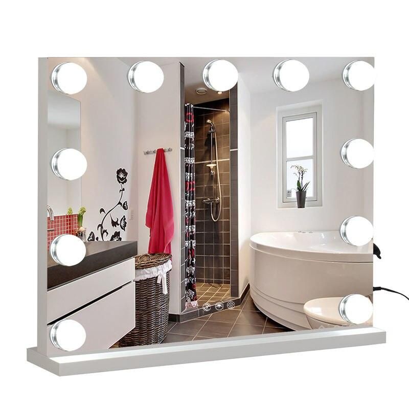 Hollywood LED Touch Screen Vanity Mirror with 13 Bulbs