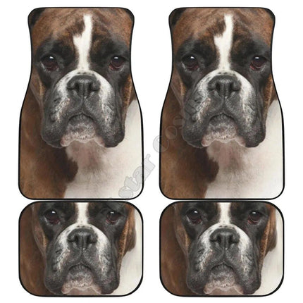 Funny Boston Terrier 3D Car Floor Mats - Wnkrs