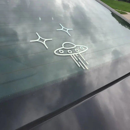 Alien Encounter Vinyl Car Decal - Wnkrs