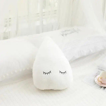 Nice Stuffed Cloud Moon Star Raindrop Plush Pillow - Wnkrs